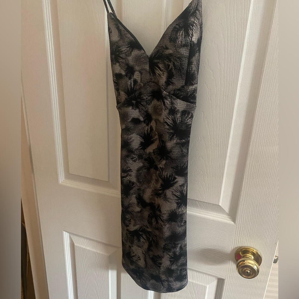 Black and Silver Dress